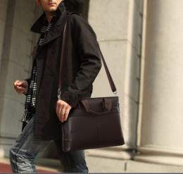 デキる男の必需品☆PUメンズビジネスバッグ