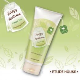 ETUDE HOUSEハッピーティータイム クレンジングフォーム グリーンンティー　120ml